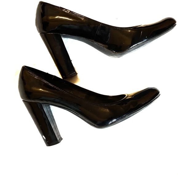 Lauren By Ralph Lauren Block Heel Pumps 